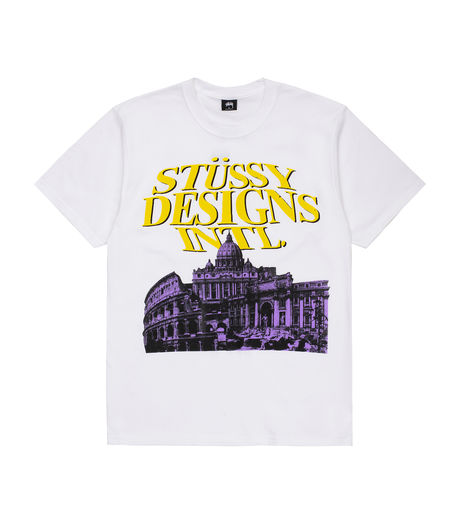 Stussy Rome Tee White