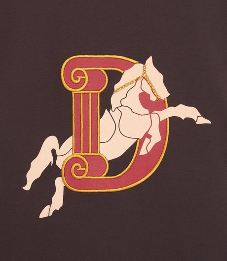 Drôle de Monsieur Le T-Shirt D Cheval Dark Brown