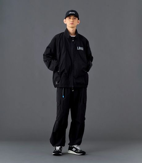 Liberaiders Nylon Track Jacket Black