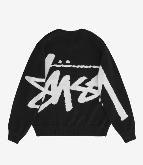 Stussy Stock Sweater Black