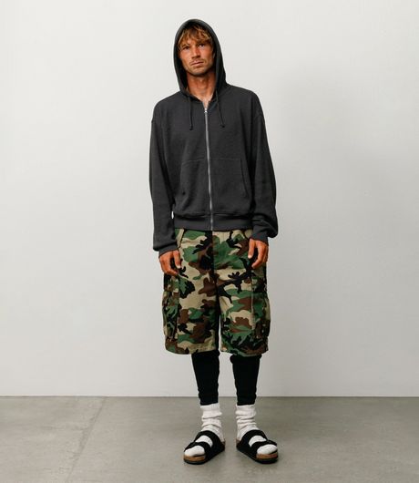 Stussy Light Weight Thermal Hood Faded Black
