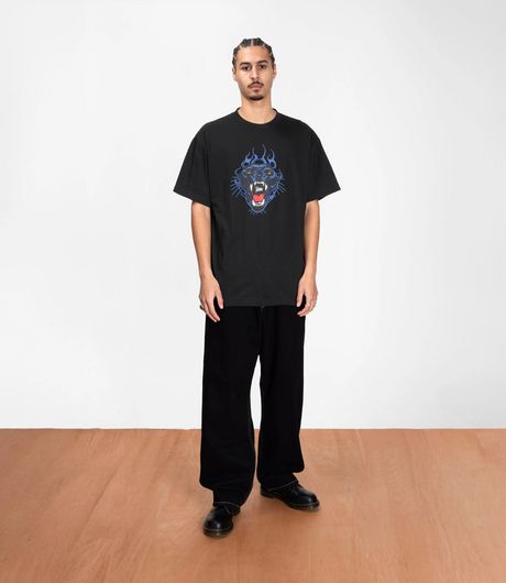 Patta Fire Panther T-Shirt Black