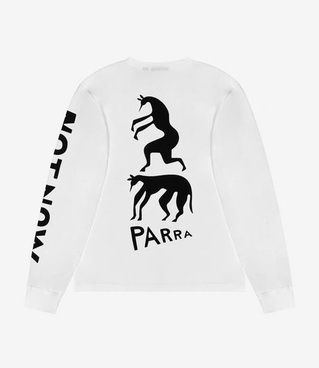 by Parra There Will Be Not Long Sleeve T-Shirt White