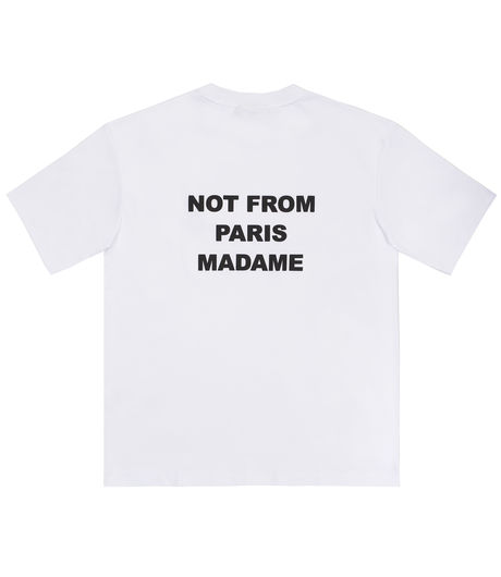 Drôle de Monsieur Backprint NFPM Tee White