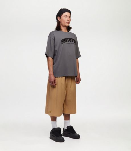 SSSTUFFF Logo Bermuda Shorts Brown