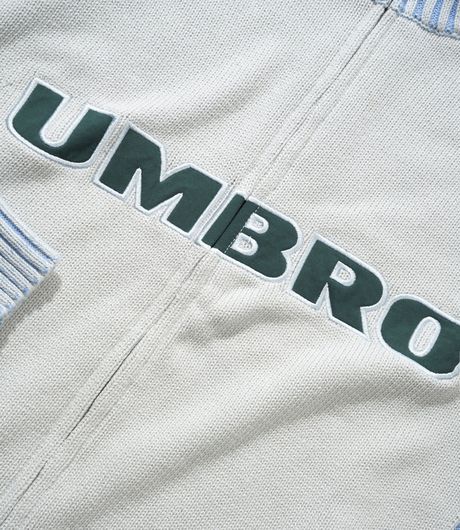 Butter Goods x Umbro Diamond Zip-Thru Knit Grey