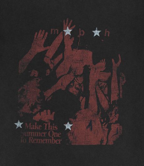 MISBHV Mudd Club T-Shirt Washed Black