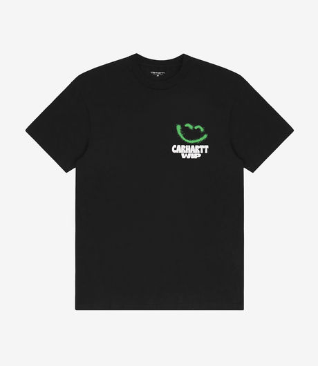 Carhartt WIP S/S Happy Script T-Shirt Black