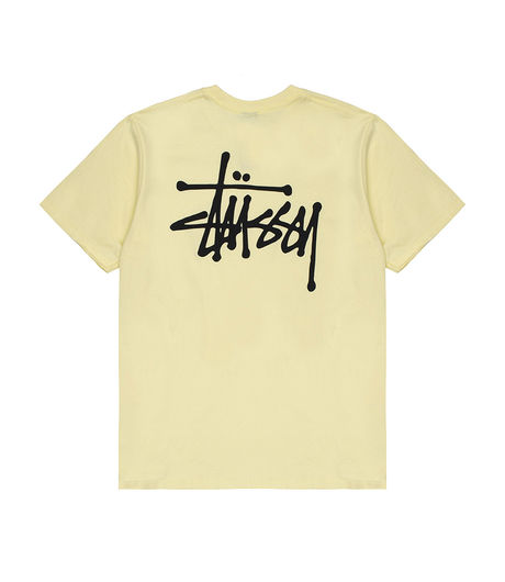 Stussy Basic Tee Pale Yellow