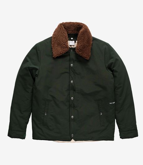 POP Trading Company Padded Jacket Duffel Green