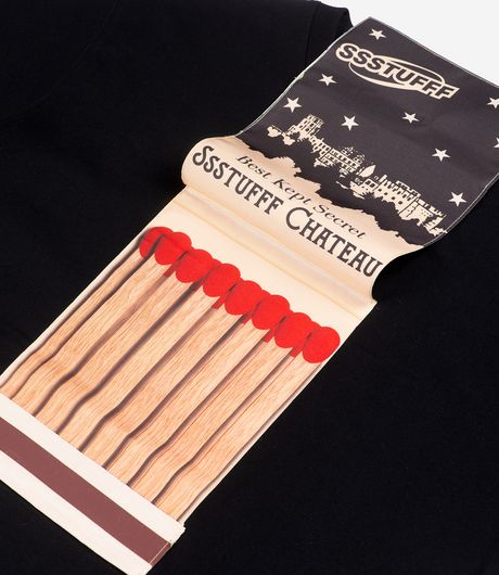 SSSTUFFF A Little Match Tee Black