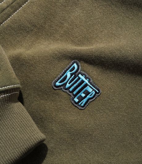 Butter Goods Sketch Zip-Thru Hood Army