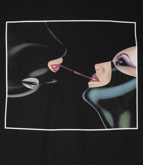 Call Me 917 Leatherette T-Shirt Black