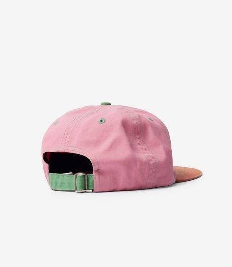 by Parra Slanted P 6 Panel Hat Pink