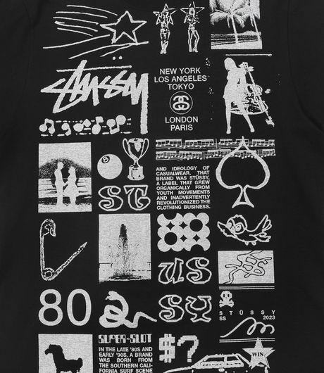 Stussy Sara Tee Black