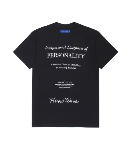Know Wave Personality Evalution Tee Black
