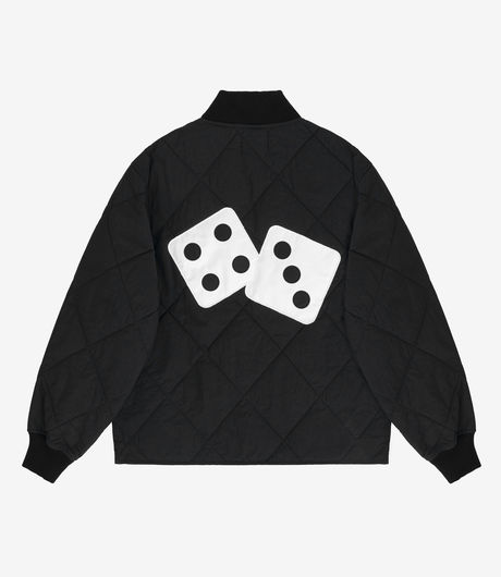 Stussy Dice Quilted Liner Jacket Black