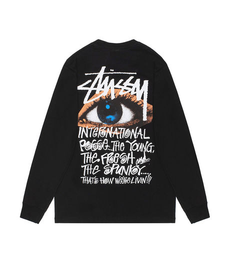 Stussy Ocular LS Tee Black