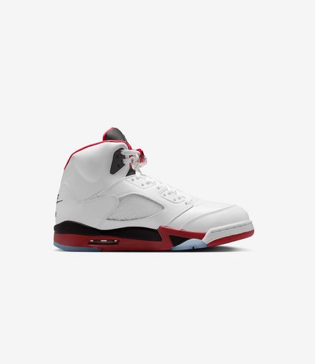 Air Jordan 5 Retro OG White/Fire Red/Black