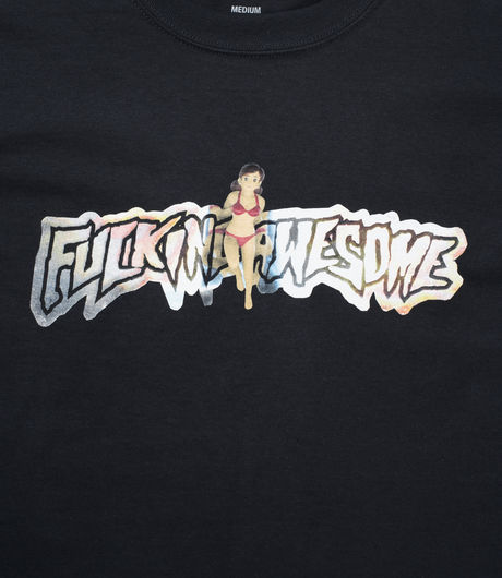 Fucking Awesome Plastic Woman Tee Black