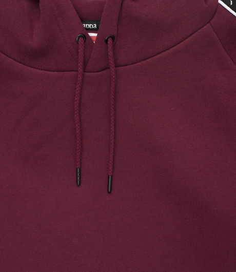 Kappa Authentic Banda Sweat Hood Red/Black