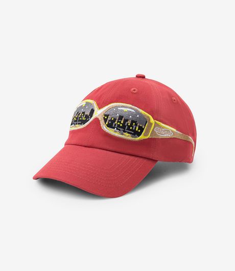 SSSTUFFF I Wear Glasses Cap Red