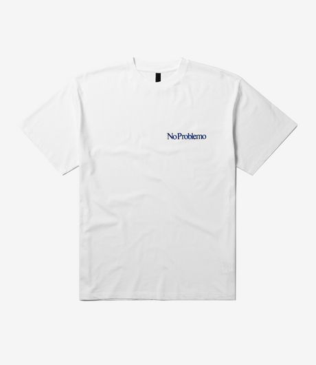 No Problemo Mini Problemo SS Tee White/Blue
