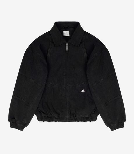 ROA Ash Canvas Jacket Washed Black