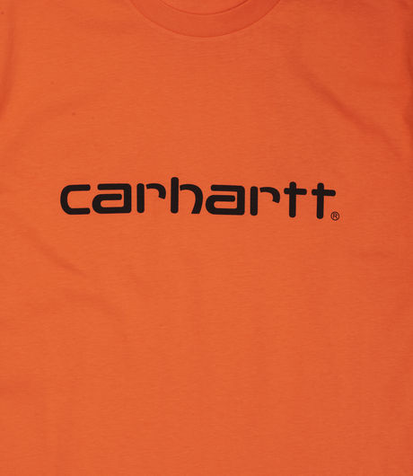 Carhartt WIP SS Script T-Shirt Pepper/Black