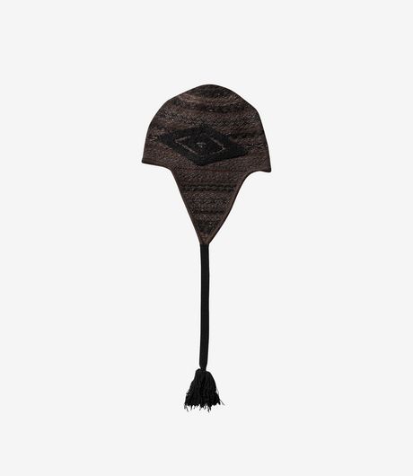Umbro Fair Isle Beanie Black/Brown