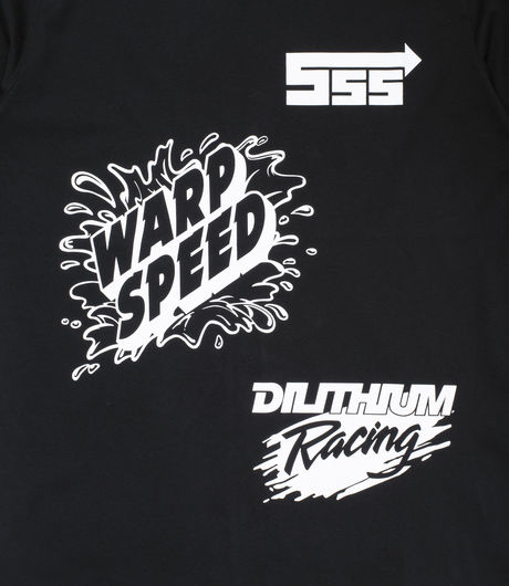 SSS World Corp Sponsors Multiprint Tee Black