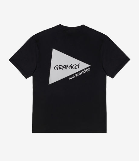 Gramicci x and wander Backprint Tee Black