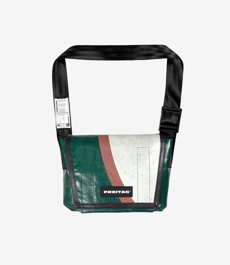 Freitag F11 Lassie Small Messenger Bag Green/Orange/Grey