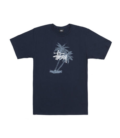 Stussy Stussy Palms Tee Navy