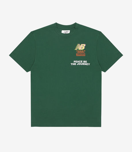 New Balance x Salehe Bembury 'Yurt' PBJ Graphic Tee Nightwatch Green