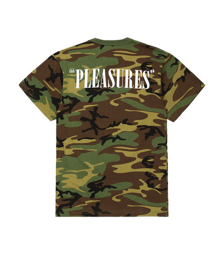 Pleasures x Marilyn Manson Superstar T-Shirt Woodland Camo