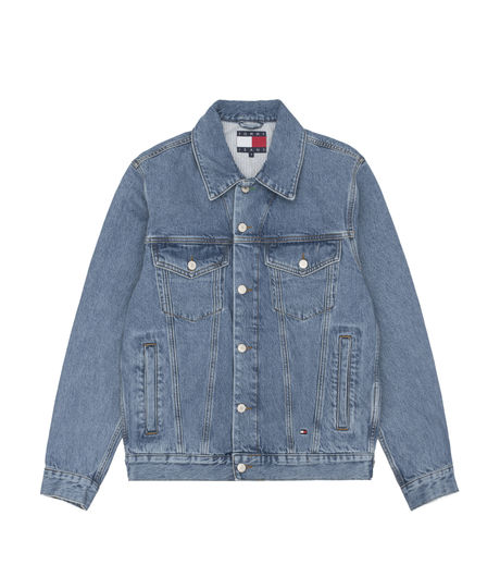 Tommy Jeans 90's Logo Denim Jacket Mid Blue