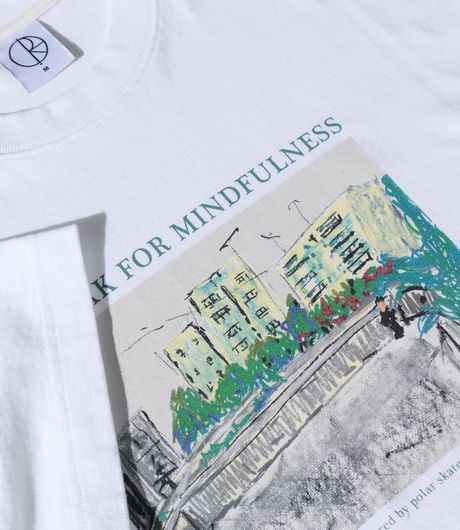 Polar Skate Co Tee Mindfulness White