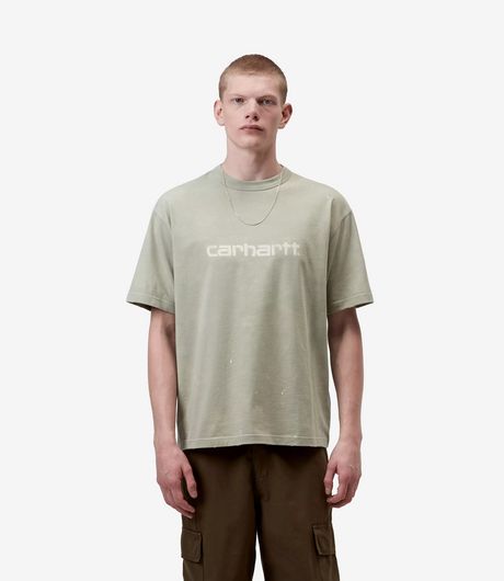 Carhartt WIP S/S Painter T-Shirt Shady Green Destroy Wash Splatter
