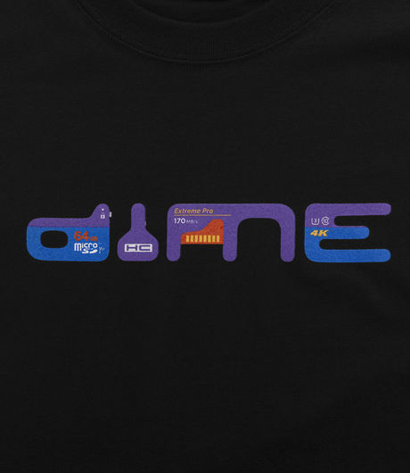 Dime Microdime T-Shirt Black