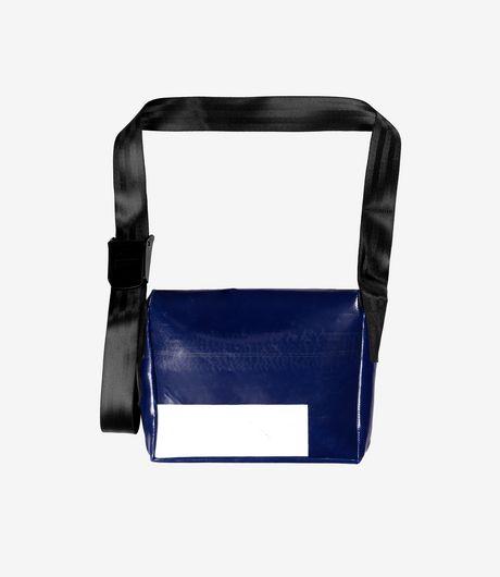 Freitag F11 Lassie Small Messenger Bag Navy/White