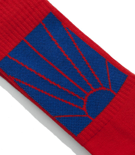 Gosha Rubchinskiy Knit Socks Jacquard Red