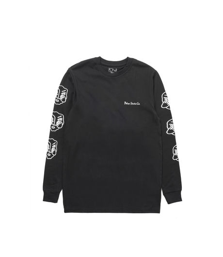 Polar Skate Co Three Faces LS Black