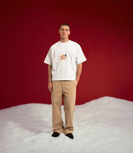 SSSTUFFF The Last Supper Tee Grey