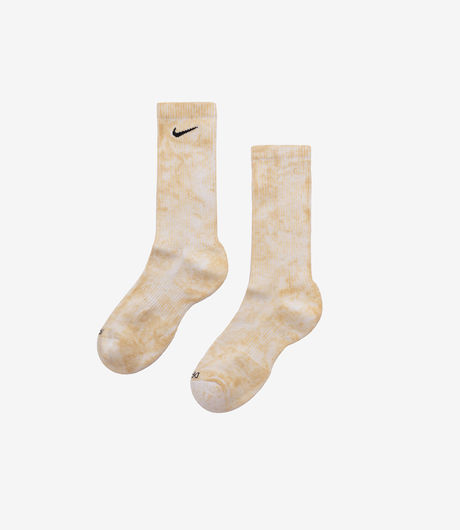 Nike Everyday Plus Cushioned Tie-Dye Crew Socks 2-Pack Brown/Beige