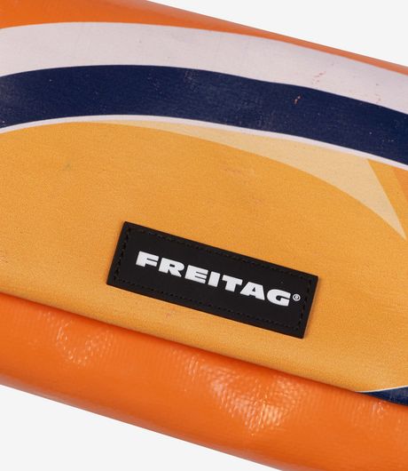Freitag F171 Laura Small Shoulder Bag Orange/White/Navy