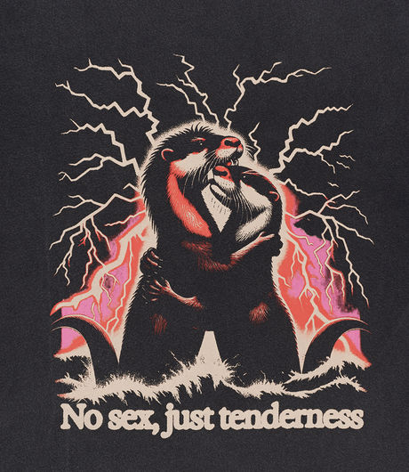 Carne Bollente No Sex, Just Tenderness T-Shirt Off Black