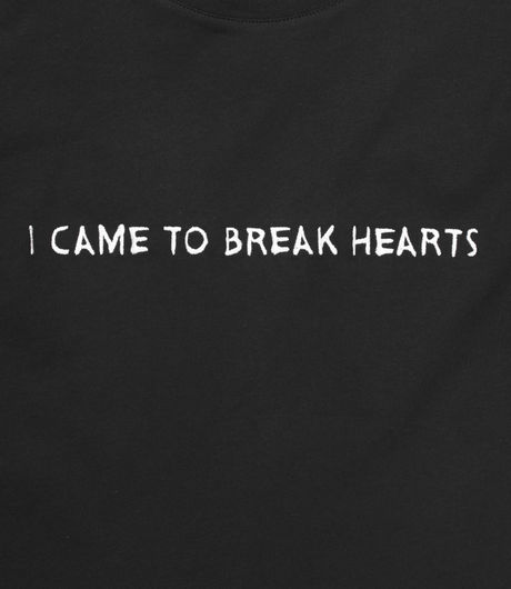 NASASEASONS I Come To Break Heart T-Shirt Black