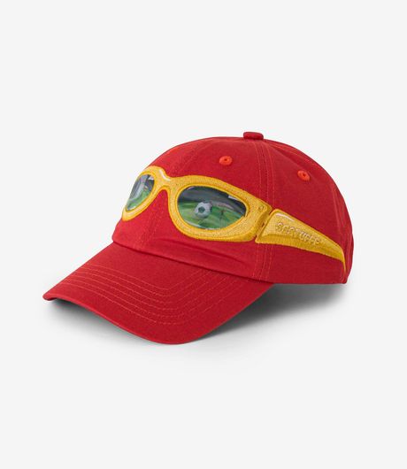 SSSTUFFF Lenticular Sunglasses Cap Red