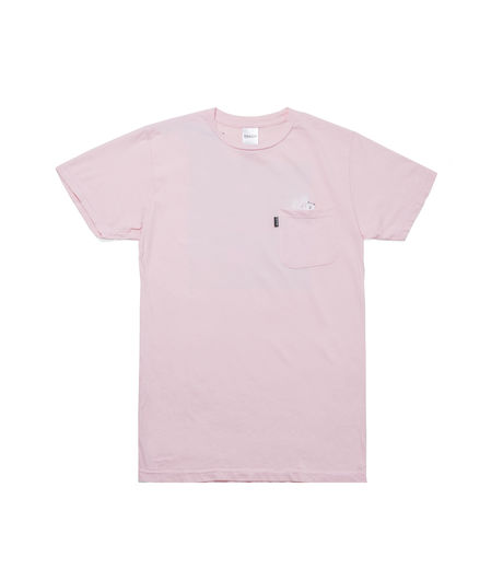 Ripndip A Nermal Splash Pocket Tee Light Pink